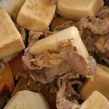 牛肉入り★高野豆腐・長芋・南瓜の煮物